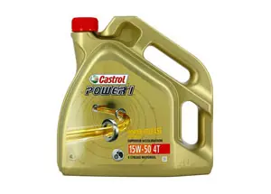 Huile 4T 15W50 POWER1 4L - Semi Synthèse Castrol Akció