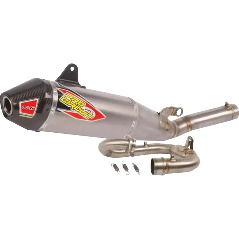Vedd meg online [ Pro Circuit ] Ligne complète Ti-6 Yamaha YZ 250F 19-, Titan/Carbon