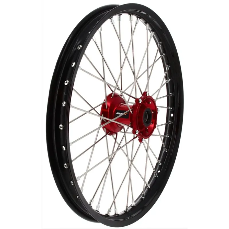 Biztonságos fizetés [ RFX ] Moto Roue avant Moto Complete 21 pouces Noir/Argent/Rouge, 21 x 1,60