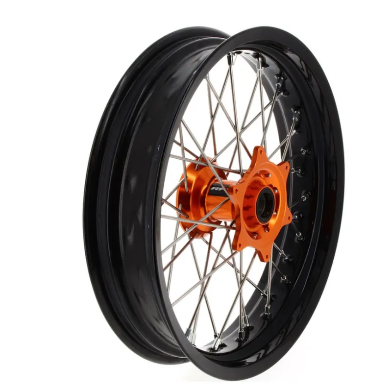 [ RFX ] Moto Roue avant Moto Complete 17 pouces SM Noir/Orange/Argent, 17 x 3,50 Kiárusítás