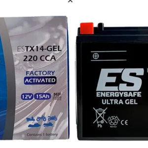 Kedvezmény [ ES ENERGYSAFE ] Moto Batterie ESTX14 Gel-Elektrolyt, 12V, 15Ah, 220A, 150x87x146 mm