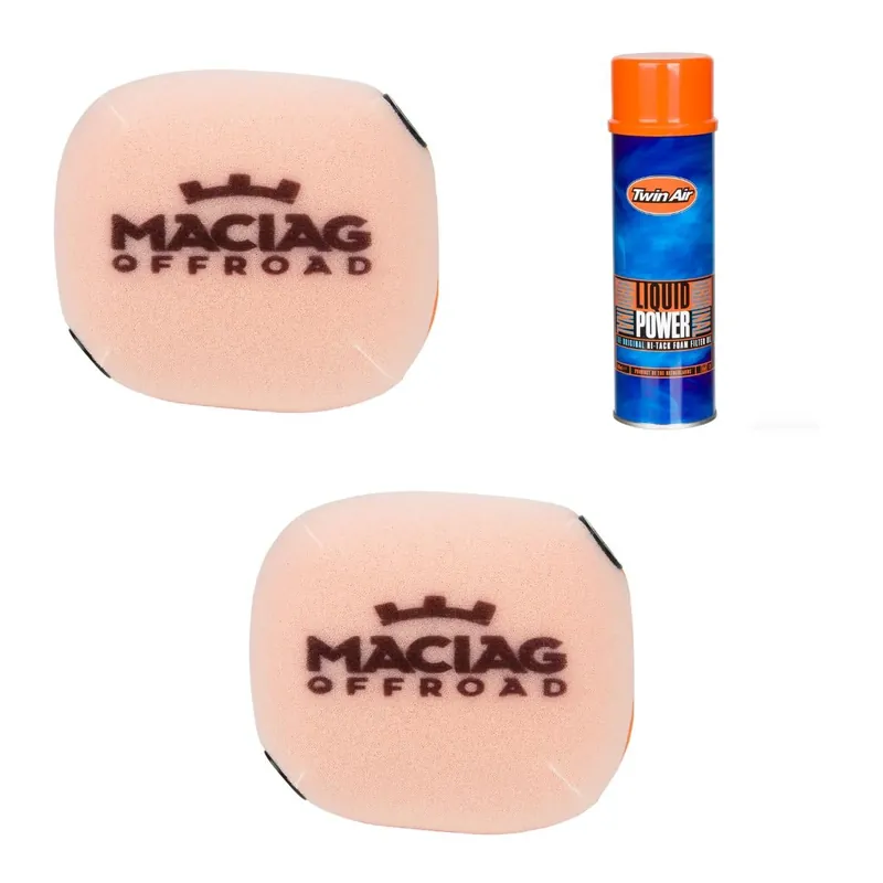 [ Maciag Offroad ] Filtre à Air Set Moto Starter Filtre à air, Spray d’huile pour filtre à air Biztonságos vásárlás