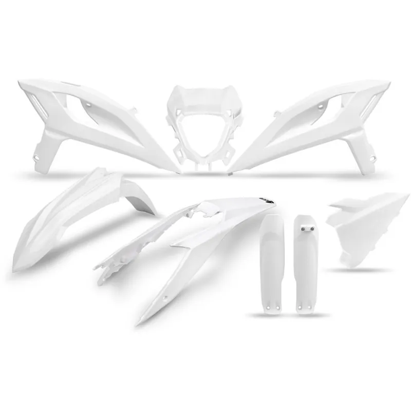 [ Ufo Plast ] Full Kit Plastique Blanc, Beta RR Race/X-Pro 125/200/250/300/350/390/430/480 25- Végkiárusítás