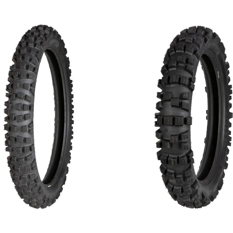 Gyors szállítás [ Michelin ] Set de pneus Starcross 6 Hard 90/100-21 & 110/90-19