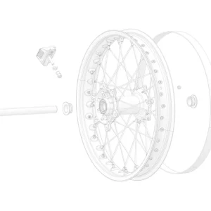 Utolsó esély [ Stark ] Moto Contre-écrou de l‘arbre de roue arrière OEM