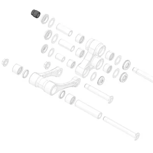 [ Stark ] Moto Écrou de bras oscillant/arbre de bras oscillant OEM Szuper akció