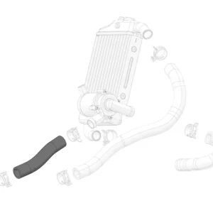 [ Stark ] Moto Entrée du tuyau du radiateur OEM Árengedmény
