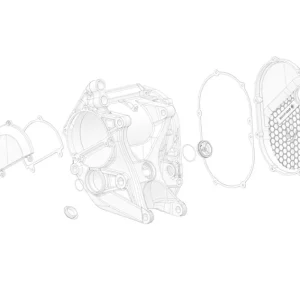 [ Stark ] Moto Couvercle moteur gauche / Vis de protection du pignon OEM Kedvezményes ár