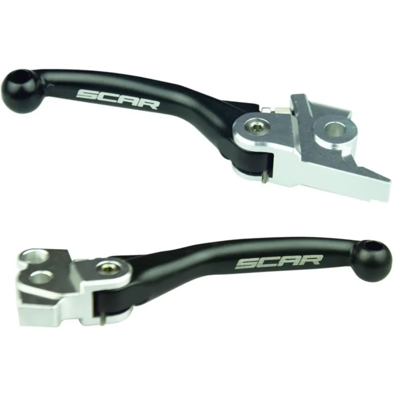 Olcsóbb [ SCAR ] Jeu de leviers de frein/embrayage Flex Kawasaki KX450 24-, KX450X 24-