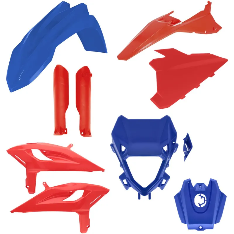 [ Acerbis ] Kit Plastique Full Beta RR 2T/4T X-PRO 25-, Rouge/Bleu Rendeld meg most
