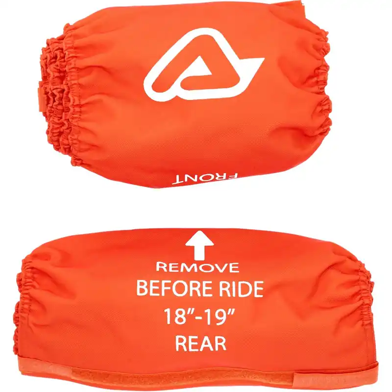 Gyors kiszállítás [ Acerbis ] Coque bâches X-Tire Cover 2.0 Orange/Blanc