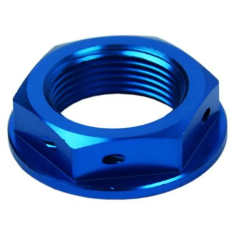 [ SCAR ] Écrou de Colonne de Direction Yamaha/Kawasaki/Suzuki, Bleu Különleges ajánlat
