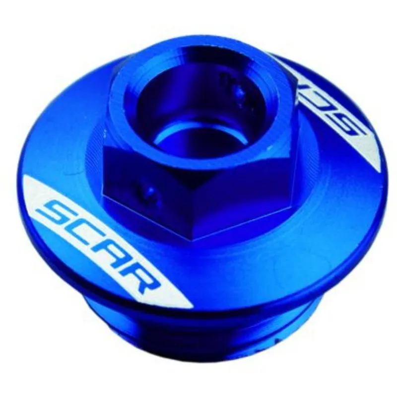 Bestseller [ SCAR ] Bouchon de Remplissage d‘huile Bleu, Kawasaki/Suzuki