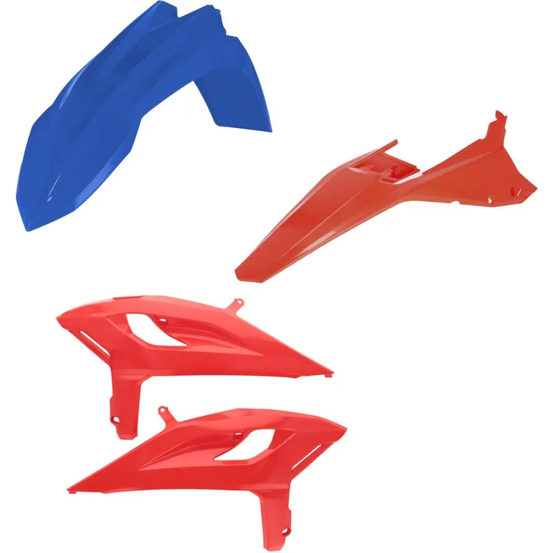 [ Acerbis ] Kit Plastique Beta RR 2T/4T X-PRO 25-, Rouge/Bleu Árcsökkenés