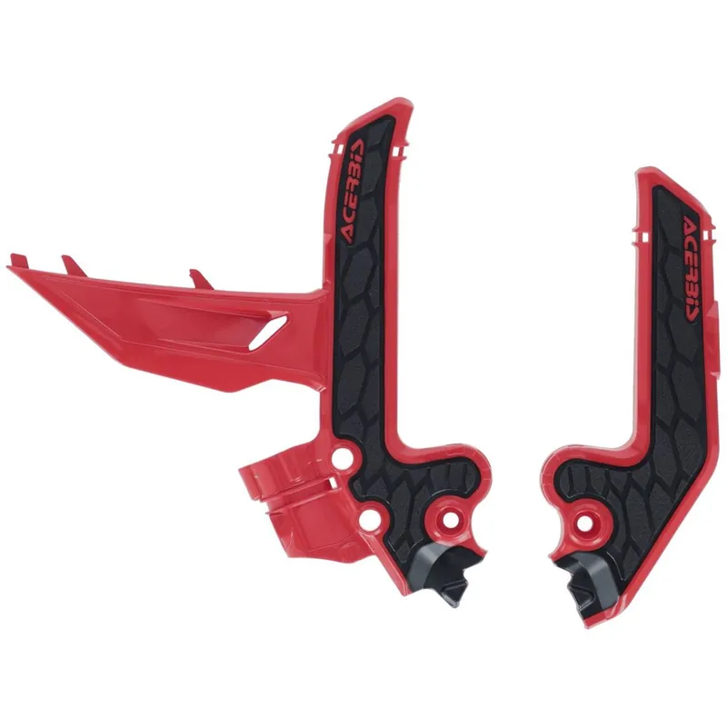 Kiárusítás [ Acerbis ] Protections de Cadre Anti-Dérapante X-Grip Gas Gas MC 85 25-, Rouge/Noir
