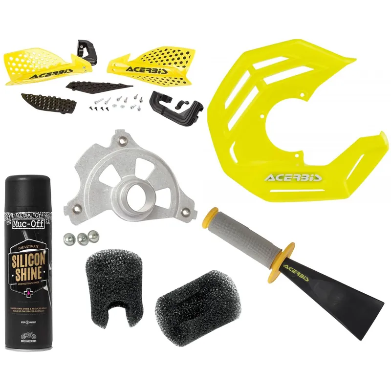 [ Acerbis ] Mousse Anti-Boue Kit Moto 6-tlg, Suzuki RMZ 250/450, Jaune Azonnal elérhető