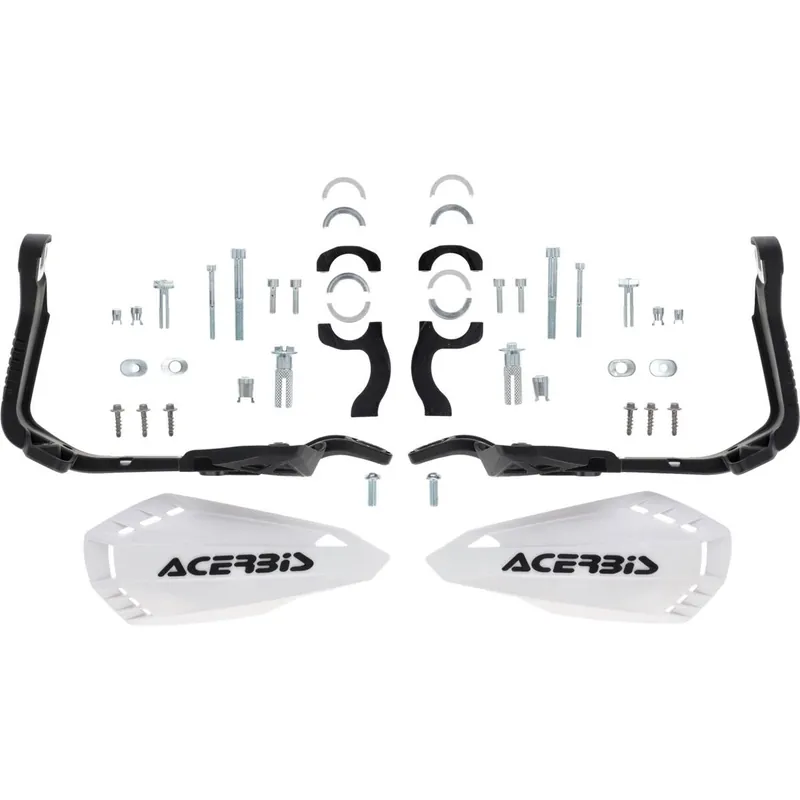 Korlátozott ajánlat [ Acerbis ] Protège Mains Firstmoto Blanc/Noir