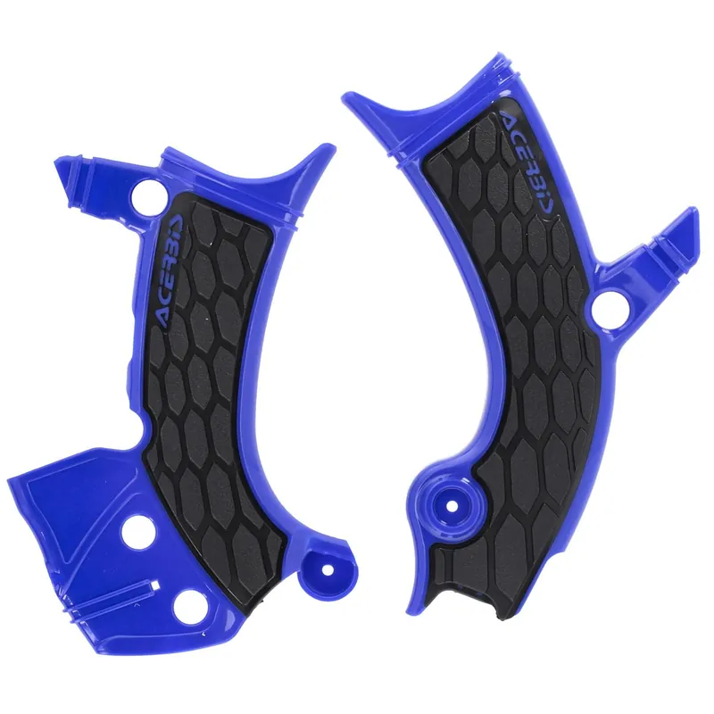 Ajánlat [ Acerbis ] Protections de Cadre Anti-Dérapante X-Grip Yamaha WR 450F 24-, Bleu/Noir