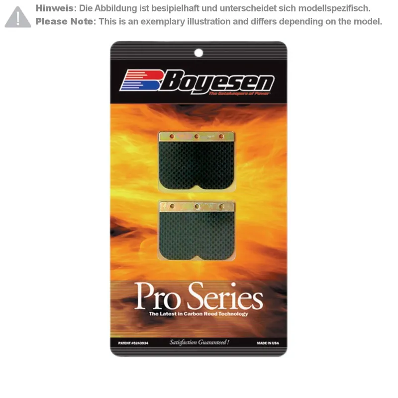Biztonságos fizetés [ Boyesen ] Clapets de Rechange Pro Series for Membrankit RAD30C