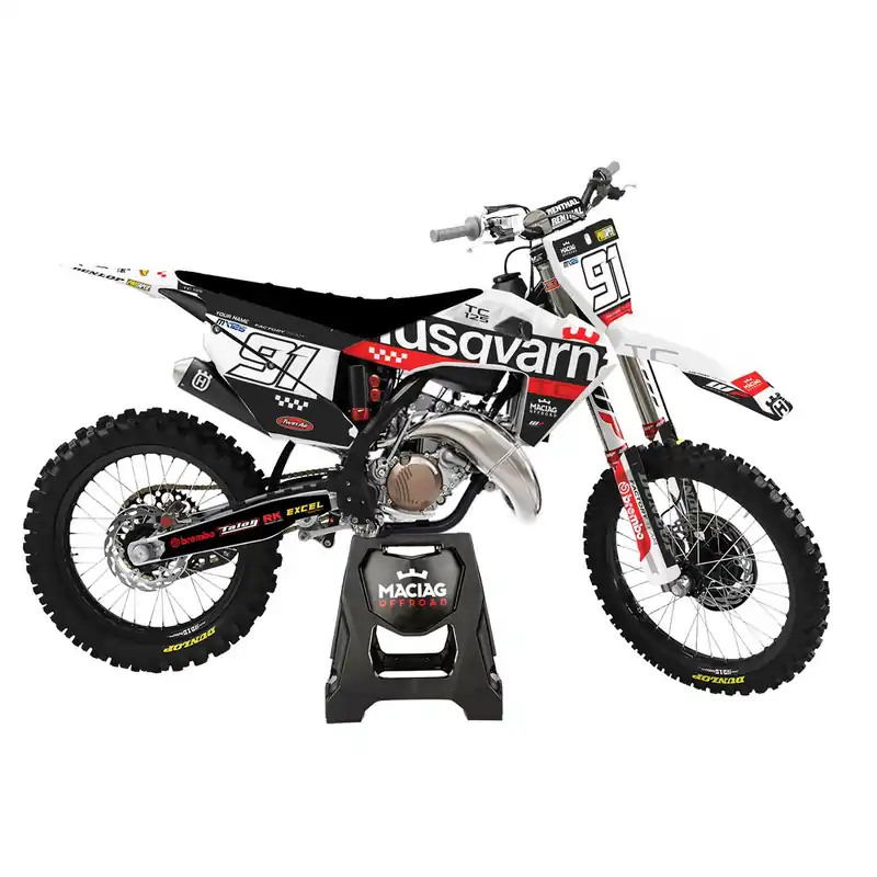 [ Maciag Offroad ] Kit Déco Race 22 Husqvarna TC 125 19- Gyors kiszállítás