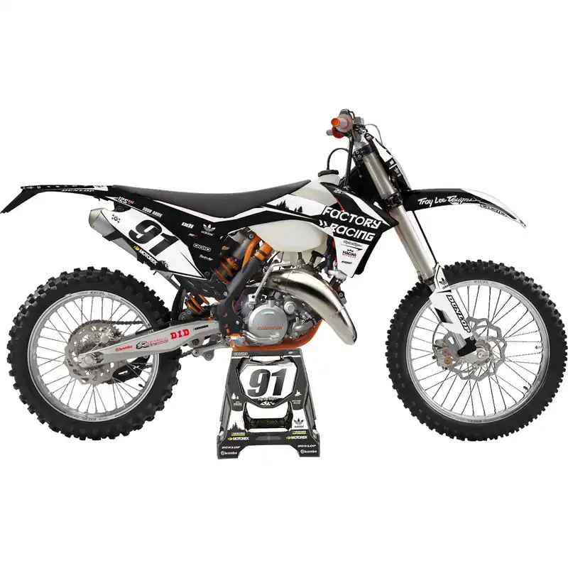 Azonnali szállítás [ Maciag Offroad ] Kit Déco Race 3 KTM EXC 125 12-13