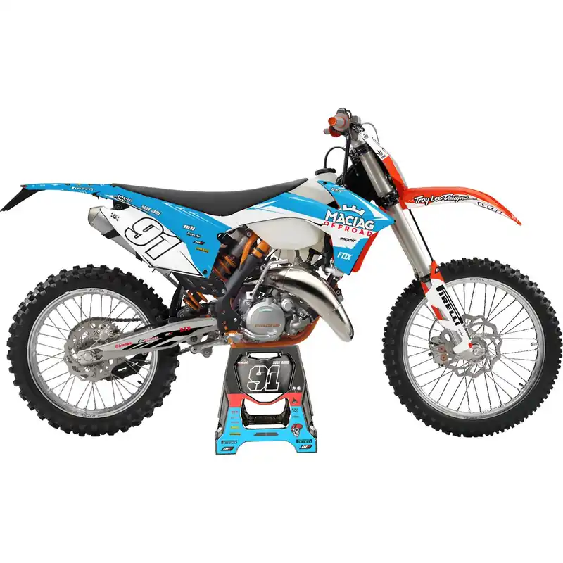 [ Maciag Offroad ] Kit Déco Race 19 KTM EXC 125 12-13 Vedd meg most