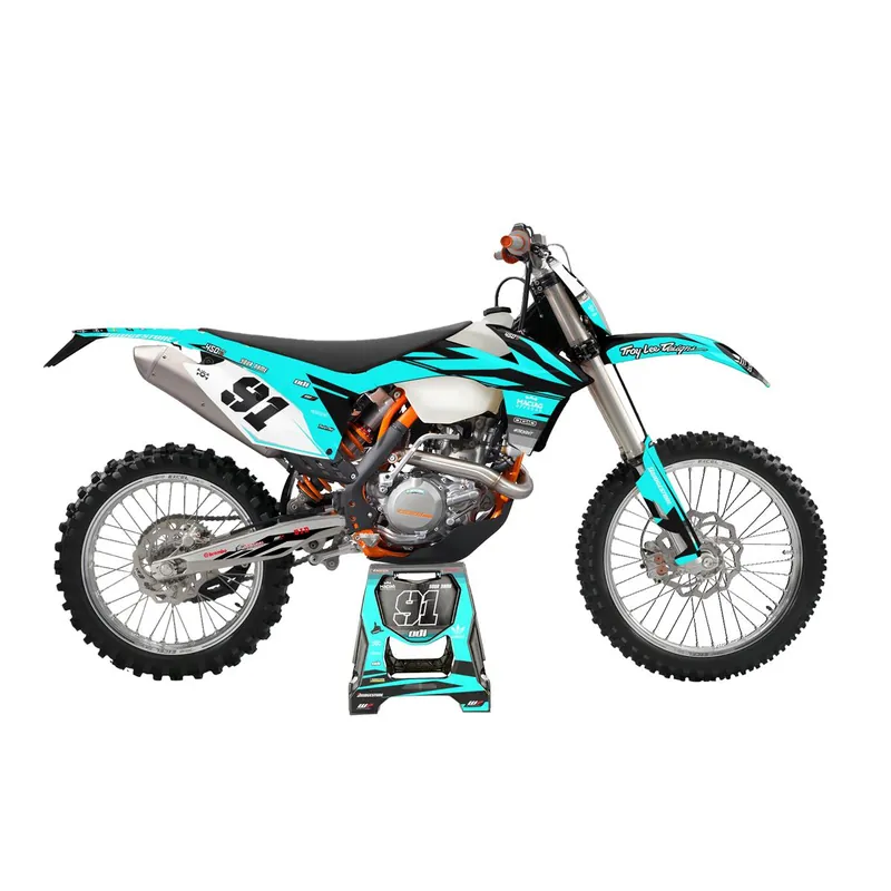 Azonnali szállítás [ Maciag Offroad ] Kit Déco Race 8 KTM EXC 450 12-13