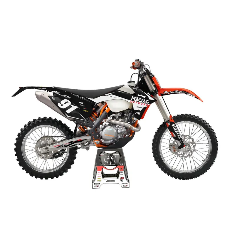 [ Maciag Offroad ] Kit Déco Race 17 KTM EXC 450 12-13 Szuper akció