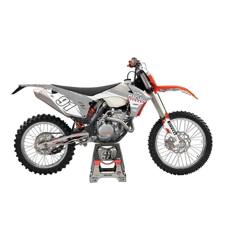 Azonnali szállítás [ Maciag Offroad ] Kit Déco Race 18 KTM EXC- 350 12-13