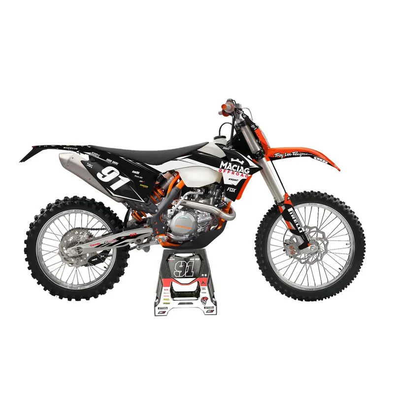 [ Maciag Offroad ] Kit Déco Race 17 KTM EXC 500 12-13 Árcsökkenés
