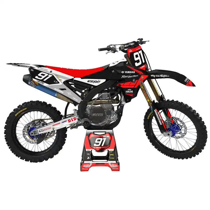 [ Maciag Offroad ] Kit Déco Race 19 Yamaha YZ 450F 14-17 Gyors szállítás