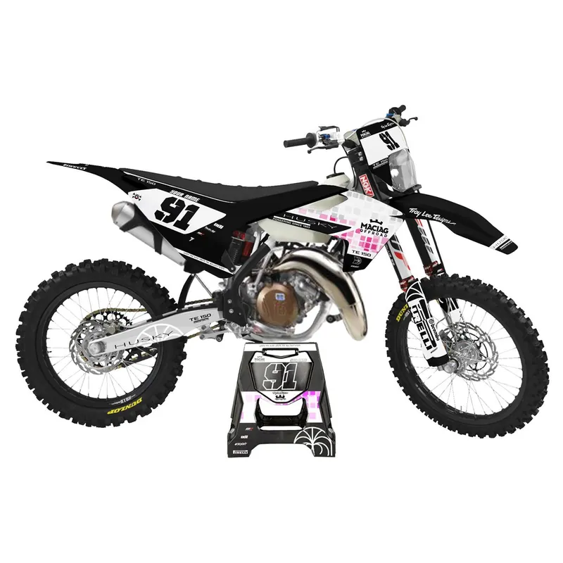 [ Maciag Offroad ] Kit Déco Race 15 Husqvarna TE 150i 17-19 Árcsökkenés