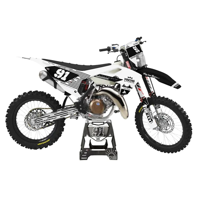 [ Maciag Offroad ] Kit Déco Race 17 Husqvarna TE 150i 17-19 Legkelendőbb