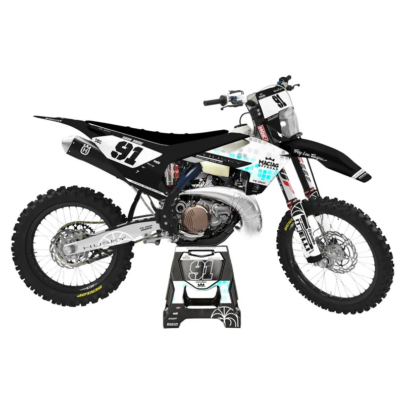 Gyors kiszállítás [ Maciag Offroad ] Kit Déco Race 14 Husqvarna TE 250i 18-19