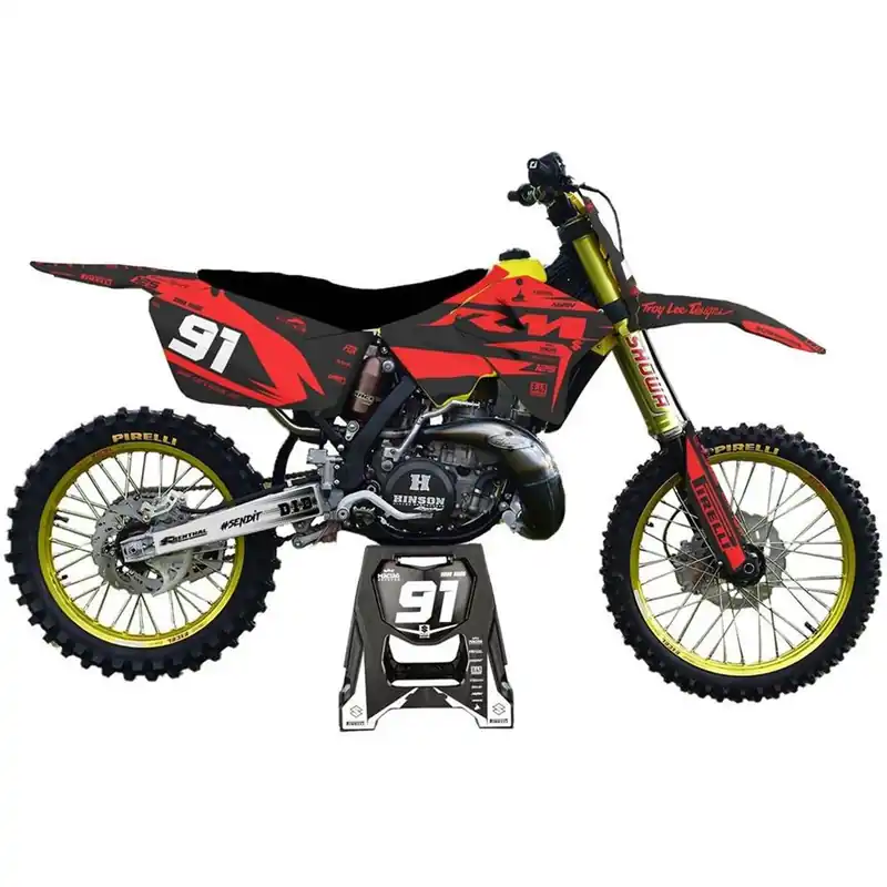 Legkelendőbb [ Maciag Offroad ] Kit Déco Race 10 Suzuki RM 125 01-09