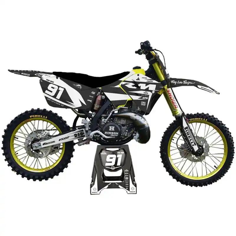 [ Maciag Offroad ] Kit Déco Race 8 Suzuki RM 125 01-09 Ajánlat