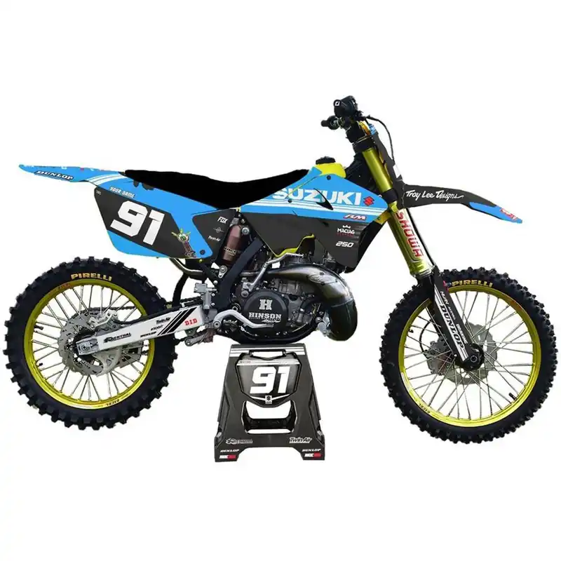Azonnali szállítás [ Maciag Offroad ] Kit Déco Race 4 Suzuki RM 250 01-09
