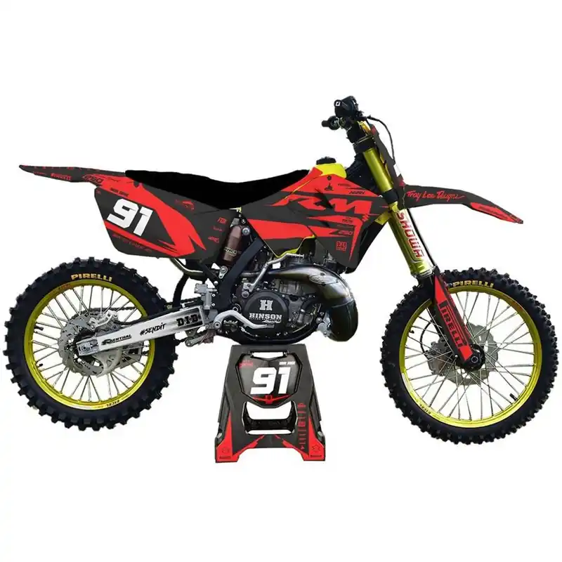 [ Maciag Offroad ] Kit Déco Race 10 Suzuki RM 250 01-09 Szezonális akció