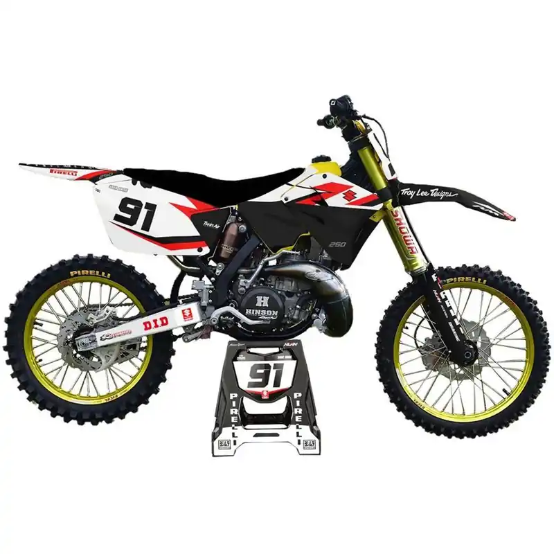 Bestseller [ Maciag Offroad ] Kit Déco Race 17 Suzuki RM 250 01-09