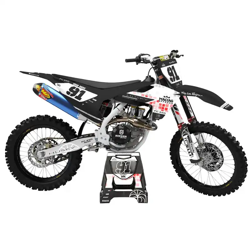 [ Maciag Offroad ] Kit Déco Race 13 Husqvarna FC 450 16-18 Árcsökkenés