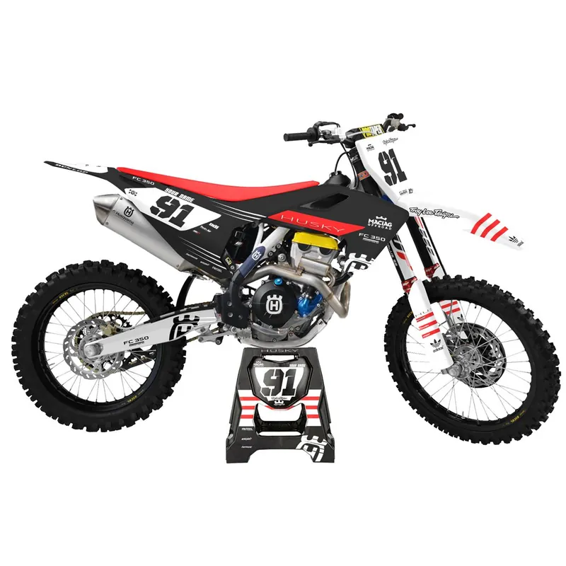 [ Maciag Offroad ] Kit Déco Race 4 Husqvarna FC 350 16-18 Ne maradj le