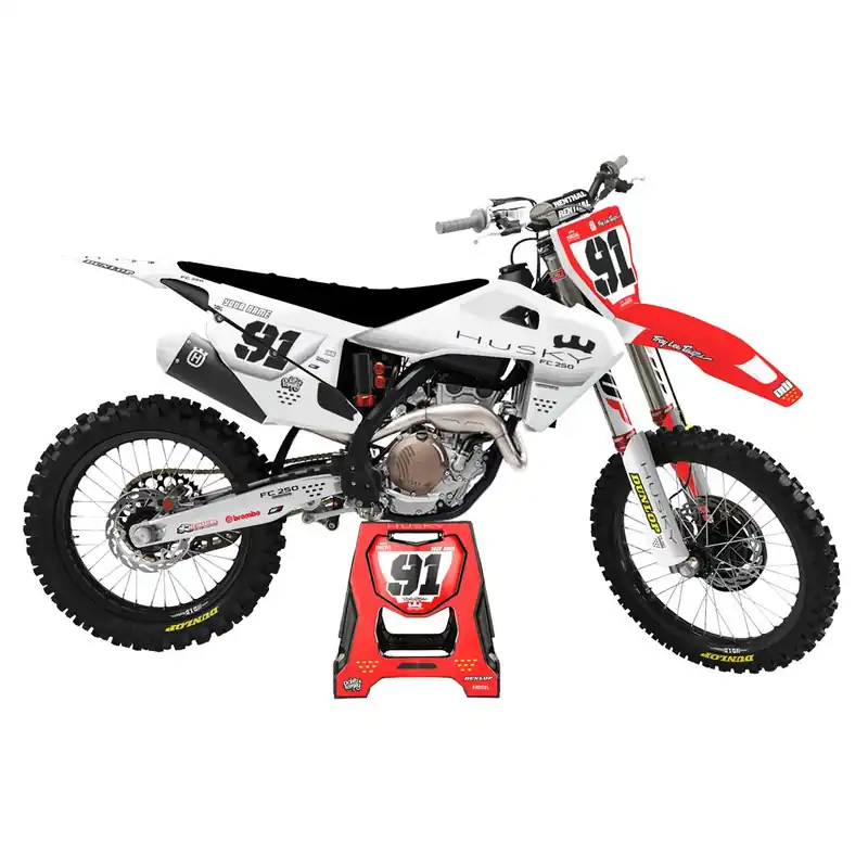 Azonnali szállítás [ Maciag Offroad ] Kit Déco Race 9 Husqvarna FC 250 19-