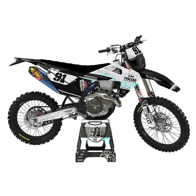 [ Maciag Offroad ] Kit Déco Race 14 Husqvarna FE 501 20- Vedd meg most