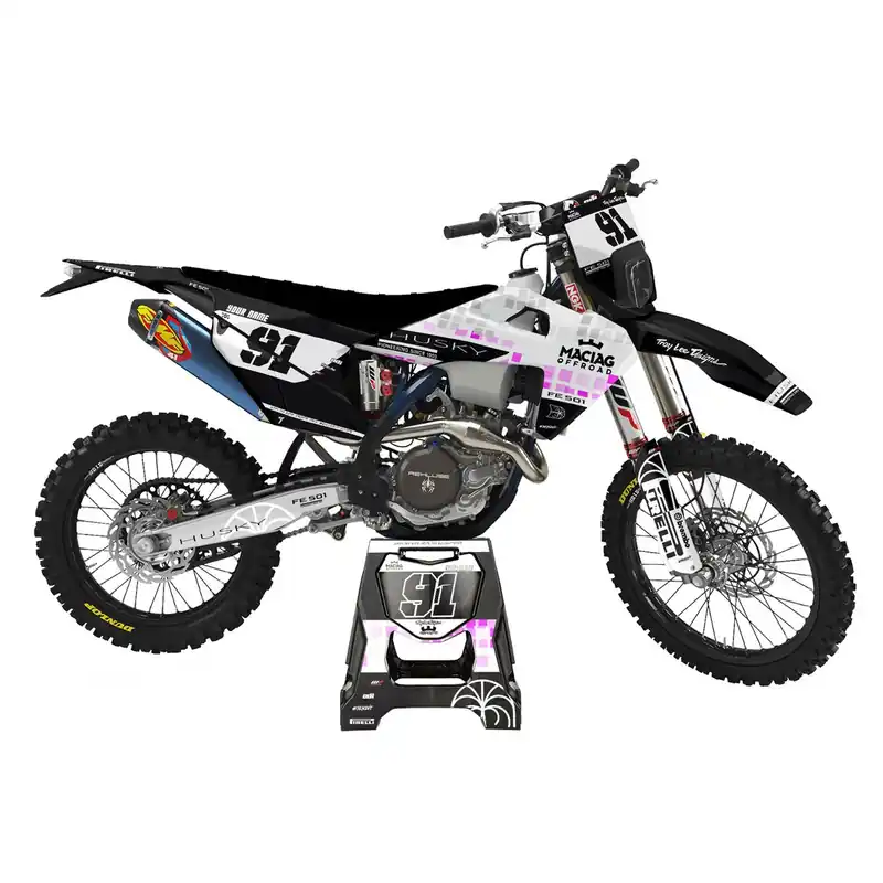 Gyors kiszállítás [ Maciag Offroad ] Kit Déco Race 15 Husqvarna FE 501 20-