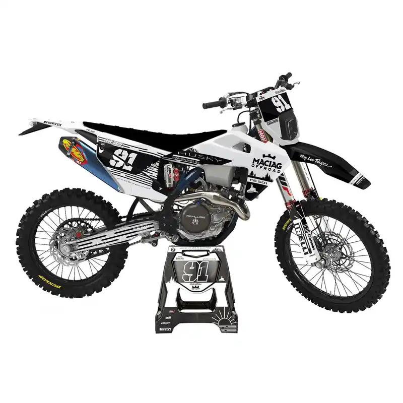 [ Maciag Offroad ] Kit Déco Race 17 Husqvarna FE 501 20- Árcsökkenés