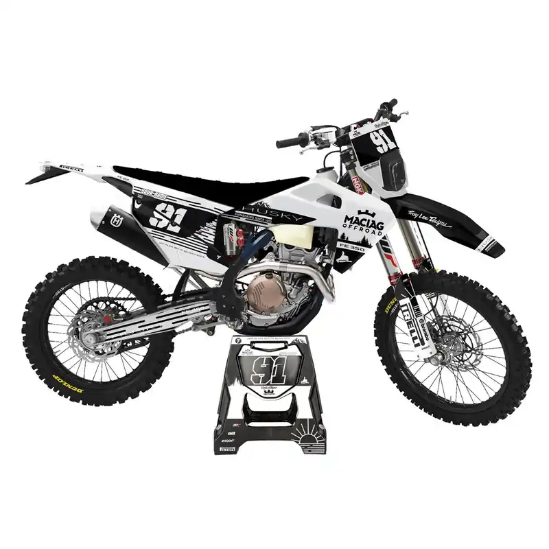 Azonnali szállítás [ Maciag Offroad ] Kit Déco Race 17 Husqvarna FE 350 20-