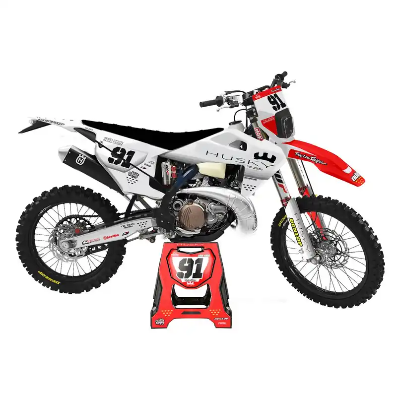 Végkiárusítás [ Maciag Offroad ] Kit Déco Race 9 Husqvarna TE 250i 20-