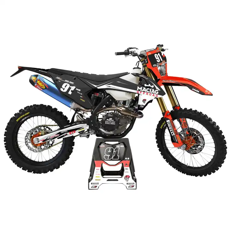 [ Maciag Offroad ] Kit Déco Race 17 KTM EXC-F 500 17-19 Ne maradj le