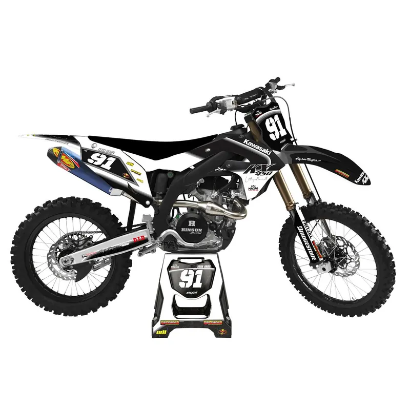 Expressz kézbesítés [ Maciag Offroad ] Kit Déco Race 18 Kawasaki KX 450F 19-