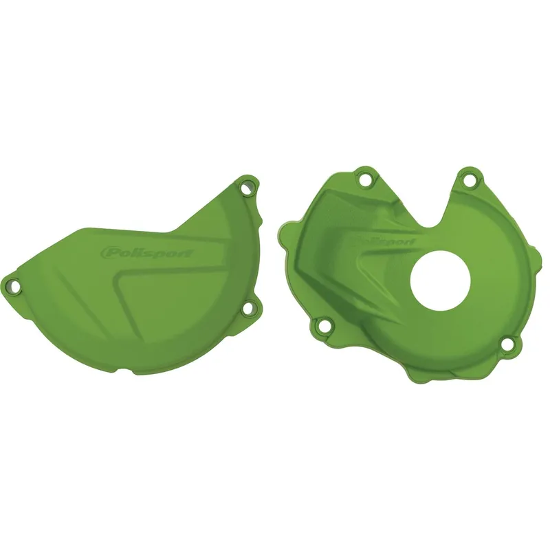 Vásárlói kedvenc [ Polisport ] Protèges Carter Allumage/Embrayage Kawasaki KXF 450 16-18, Vert